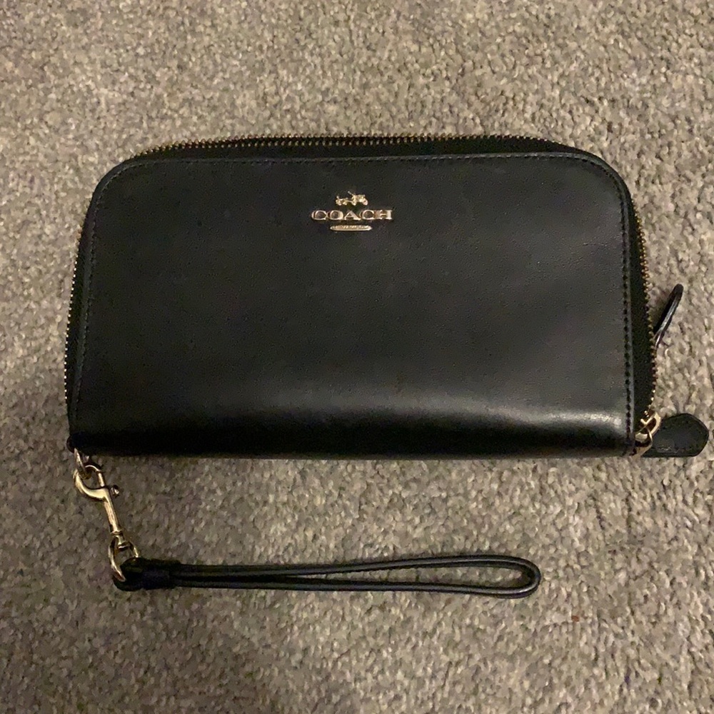 Black coach wallet